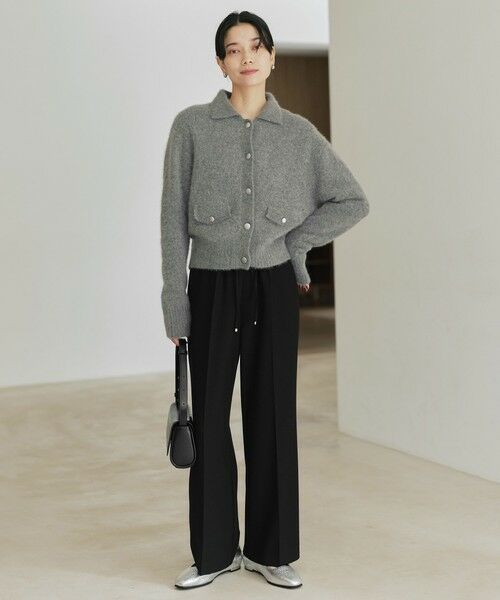 green label relaxing / グリーンレーベル リラクシング その他パンツ | 【結論シリーズ】ニーハイフレアパンツ ウラキモウ［size SHORT/TALLあり］ | 詳細1