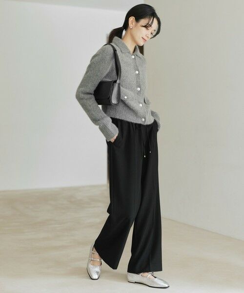 green label relaxing / グリーンレーベル リラクシング その他パンツ | 【結論シリーズ】ニーハイフレアパンツ ウラキモウ［size SHORT/TALLあり］ | 詳細2