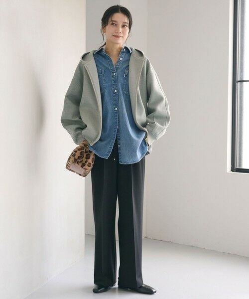 green label relaxing / グリーンレーベル リラクシング その他パンツ | 【結論シリーズ】ニーハイフレアパンツ ウラキモウ［size SHORT/TALLあり］ | 詳細5