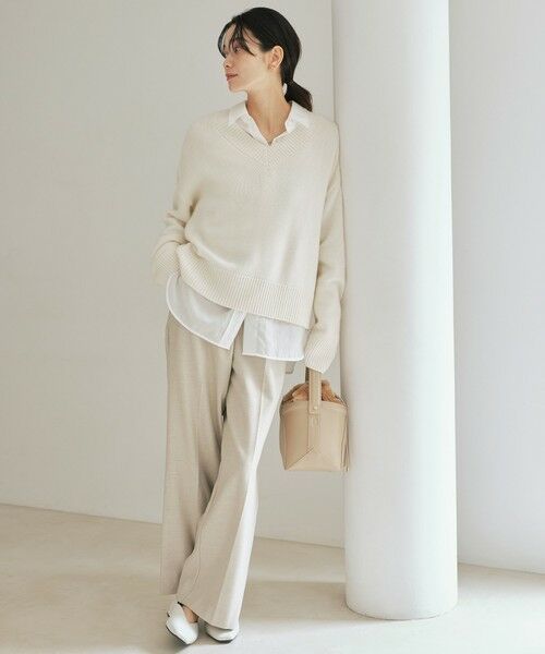 green label relaxing / グリーンレーベル リラクシング その他パンツ | 【結論シリーズ】ニーハイフレアパンツ ウラキモウ［size SHORT/TALLあり］ | 詳細16