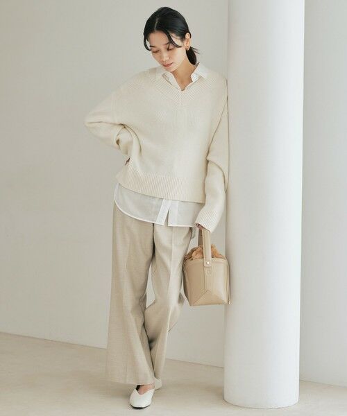 green label relaxing / グリーンレーベル リラクシング その他パンツ | 【結論シリーズ】ニーハイフレアパンツ ウラキモウ［size SHORT/TALLあり］ | 詳細17