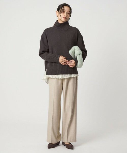 green label relaxing / グリーンレーベル リラクシング その他パンツ | 【結論シリーズ】ニーハイフレアパンツ ウラキモウ［size SHORT/TALLあり］ | 詳細18