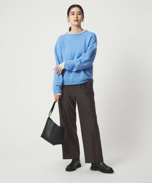 green label relaxing / グリーンレーベル リラクシング その他パンツ | 【結論シリーズ】ニーハイフレアパンツ ウラキモウ［size SHORT/TALLあり］ | 詳細21