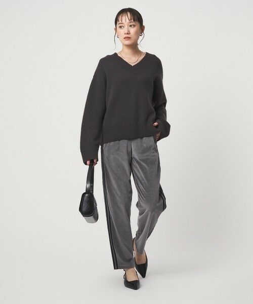 green label relaxing / グリーンレーベル リラクシング その他パンツ | ＜adidas Originals＞ベロア トラックパンツ | 詳細17