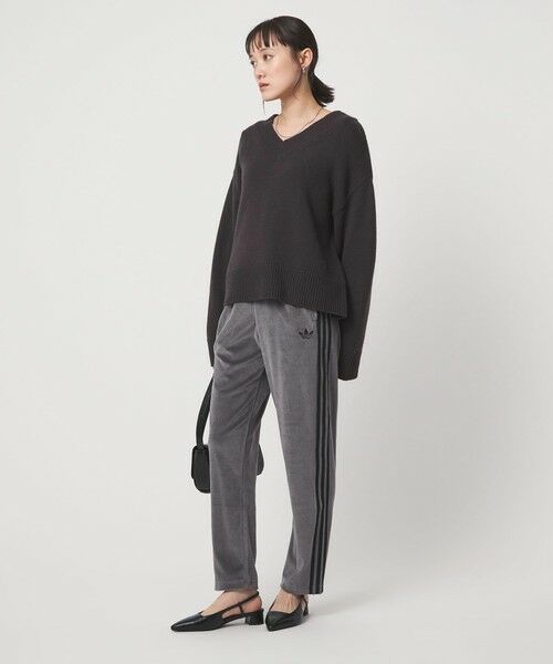 green label relaxing / グリーンレーベル リラクシング その他パンツ | ＜adidas Originals＞ベロア トラックパンツ | 詳細19