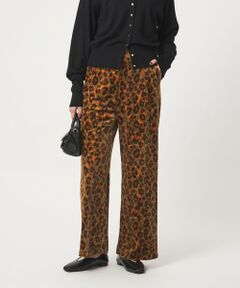 green label relaxing / グリーンレーベル リラクシング チノ・ワークパンツ | ベロア レオパード ワイド パンツ