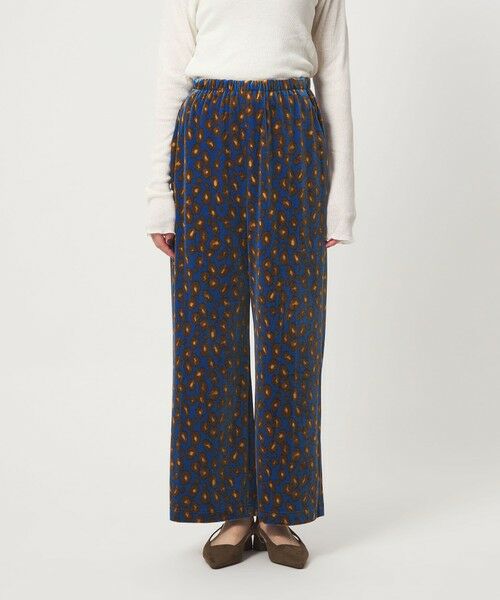 green label relaxing / グリーンレーベル リラクシング チノ・ワークパンツ | ベロア レオパード ワイド パンツ | 詳細15