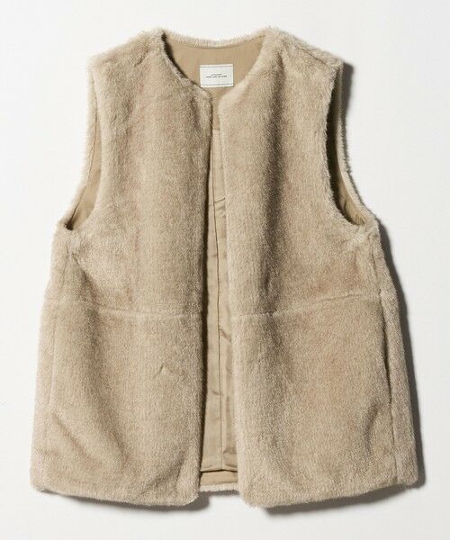 green label relaxing / グリーンレーベル リラクシング ベスト | フェイクファー ベスト | 詳細5