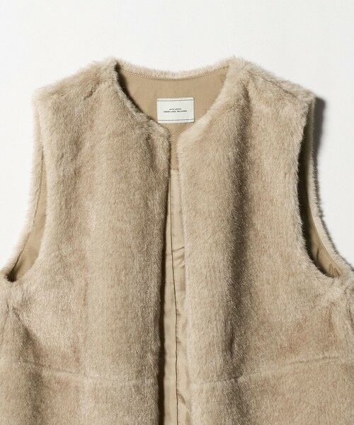 green label relaxing / グリーンレーベル リラクシング ベスト | フェイクファー ベスト | 詳細7