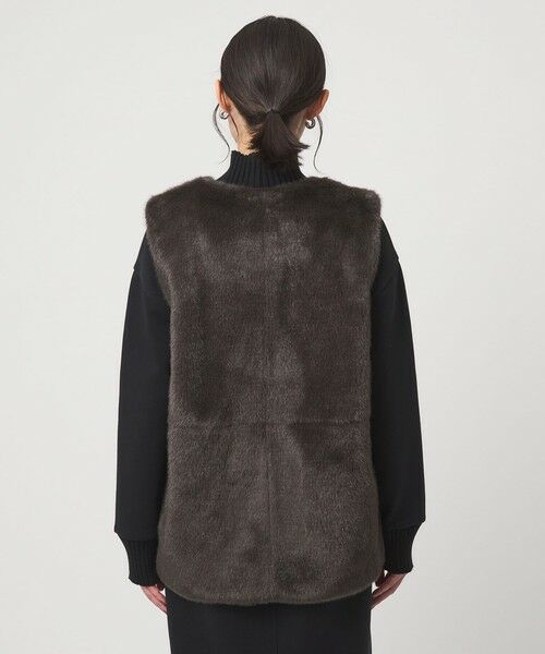 green label relaxing / グリーンレーベル リラクシング ベスト | フェイクファー ベスト | 詳細16