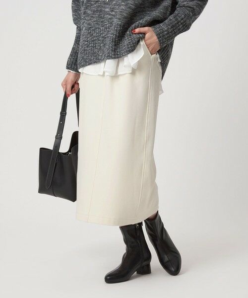 green label relaxing / グリーンレーベル リラクシング ロング・マキシ丈スカート | ［size SHORT/TALLあり］オルマイ ウラキモウ タイト スカート | 詳細1