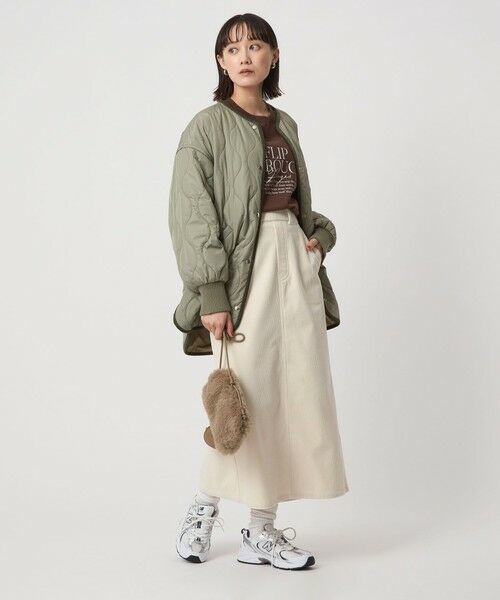 green label relaxing / グリーンレーベル リラクシング ロング・マキシ丈スカート | ［size SHORT/TALLあり］オルマイ コール ジャージー スカート | 詳細3