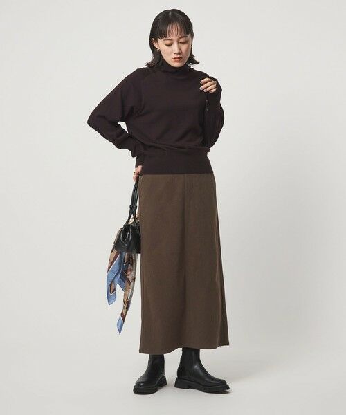 green label relaxing / グリーンレーベル リラクシング ロング・マキシ丈スカート | ［size SHORT/TALLあり］オルマイ コール ジャージー スカート | 詳細14
