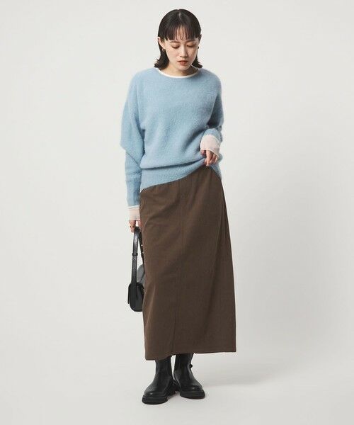 green label relaxing / グリーンレーベル リラクシング ロング・マキシ丈スカート | ［size SHORT/TALLあり］オルマイ コール ジャージー スカート | 詳細15