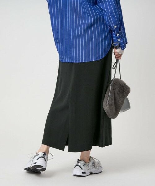 green label relaxing / グリーンレーベル リラクシング ロング・マキシ丈スカート | パウダリー ナロー スカート | 詳細2