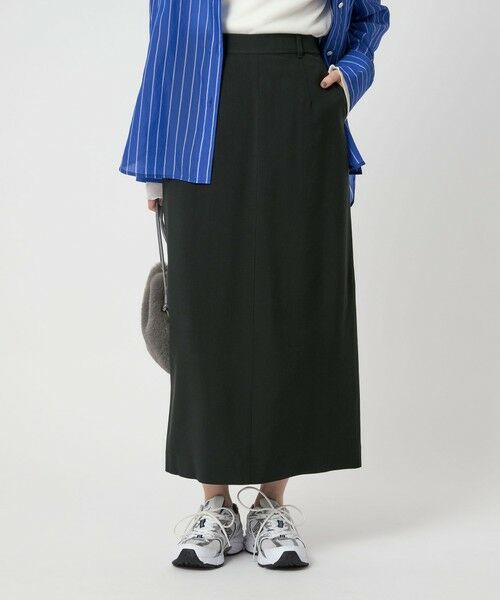 green label relaxing/グリーンレーベル リラクシング パウダリー ナロー スカート BLACK FREE green label relaxing/グリーンレーベル リラクシング パウダリー ナロー スカート BLACK FREE