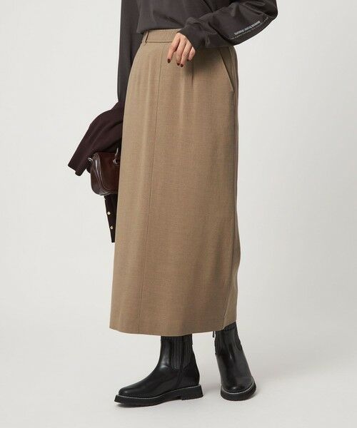 green label relaxing / グリーンレーベル リラクシング ロング・マキシ丈スカート | パウダリー ナロー スカート | 詳細18