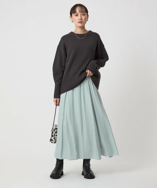 green label relaxing / グリーンレーベル リラクシング ロング・マキシ丈スカート | ナロー フレア スカート | 詳細13