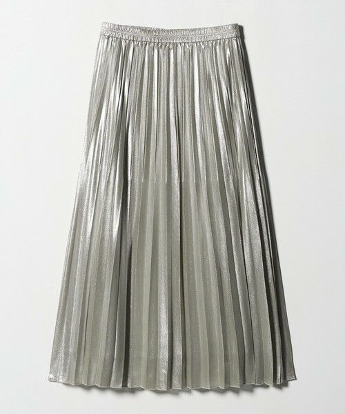 green label relaxing / グリーンレーベル リラクシング ロング・マキシ丈スカート | ハクプリント プリーツ スカート | 詳細3