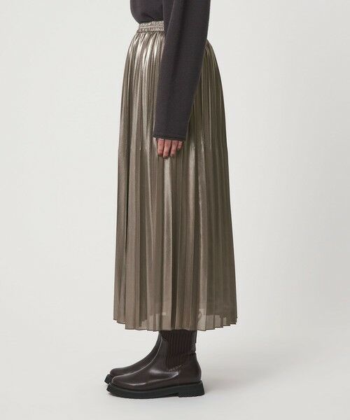 green label relaxing / グリーンレーベル リラクシング ロング・マキシ丈スカート | ハクプリント プリーツ スカート | 詳細19