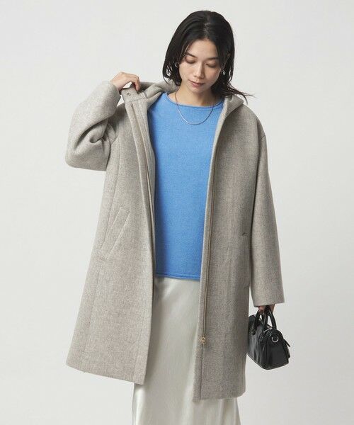 green label relaxing / グリーンレーベル リラクシング その他アウター | フード コート(LT.GRAY)