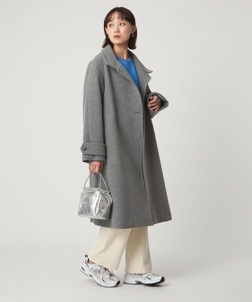 green label relaxing / グリーンレーベル リラクシング その他アウター | ［size SHORT/TALLあり］SENTDALE WOOL スタンドカラー ロング コート | 詳細4