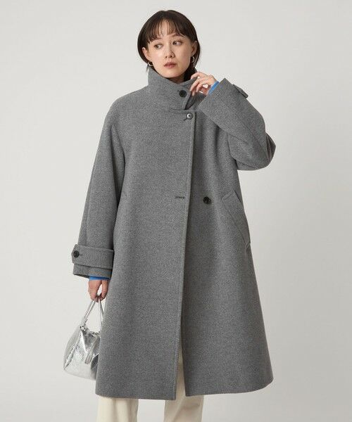 green label relaxing / グリーンレーベル リラクシング その他アウター | ［size SHORT/TALLあり］SENTDALE WOOL スタンドカラー ロング コート | 詳細6