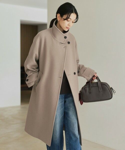 green label relaxing / グリーンレーベル リラクシング その他アウター | ［size SHORT/TALLあり］SENTDALE WOOL スタンドカラー ロング コート | 詳細7