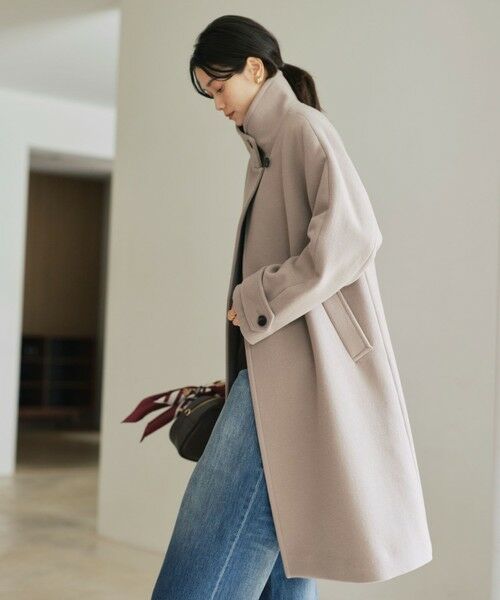 green label relaxing / グリーンレーベル リラクシング その他アウター | ［size SHORT/TALLあり］SENTDALE WOOL スタンドカラー ロング コート | 詳細8