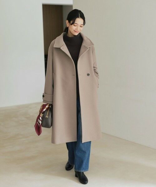 green label relaxing / グリーンレーベル リラクシング その他アウター | ［size SHORT/TALLあり］SENTDALE WOOL スタンドカラー ロング コート | 詳細10