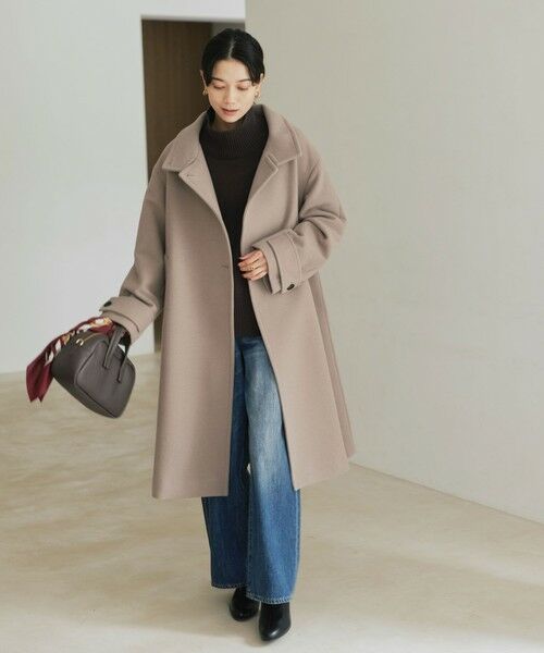 green label relaxing / グリーンレーベル リラクシング その他アウター | ［size SHORT/TALLあり］SENTDALE WOOL スタンドカラー ロング コート | 詳細11