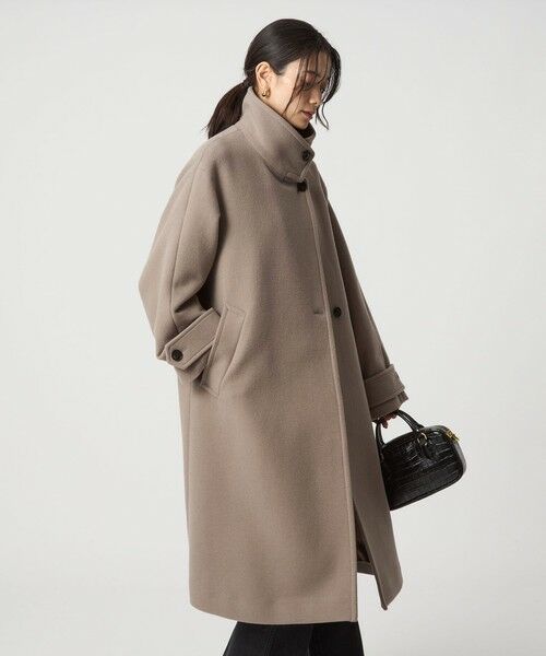 green label relaxing / グリーンレーベル リラクシング その他アウター | ［size SHORT/TALLあり］SENTDALE WOOL スタンドカラー ロング コート | 詳細13