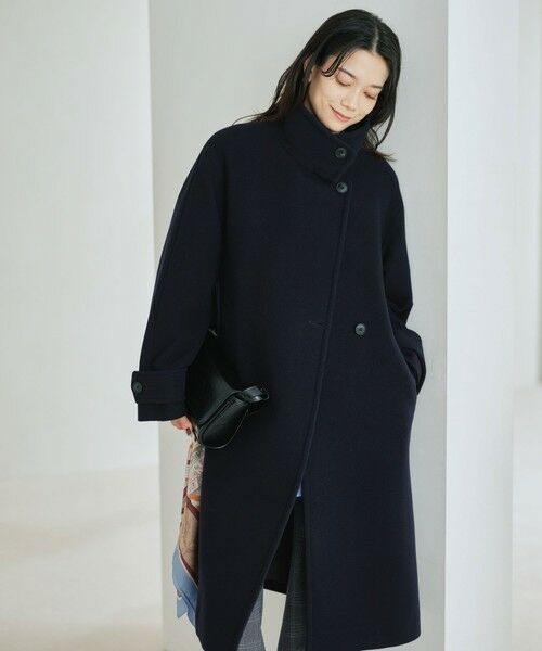 green label relaxing / グリーンレーベル リラクシング その他アウター | ［size SHORT/TALLあり］SENTDALE WOOL スタンドカラー ロング コート | 詳細18