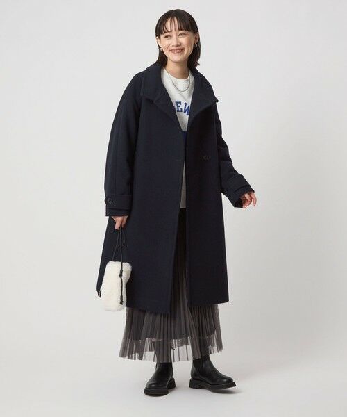 green label relaxing / グリーンレーベル リラクシング その他アウター | ［size SHORT/TALLあり］SENTDALE WOOL スタンドカラー ロング コート | 詳細28