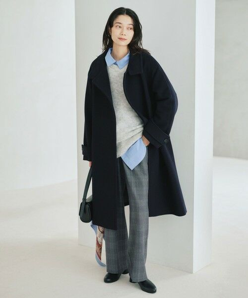 green label relaxing / グリーンレーベル リラクシング その他アウター | ［size SHORT/TALLあり］SENTDALE WOOL スタンドカラー ロング コート | 詳細22