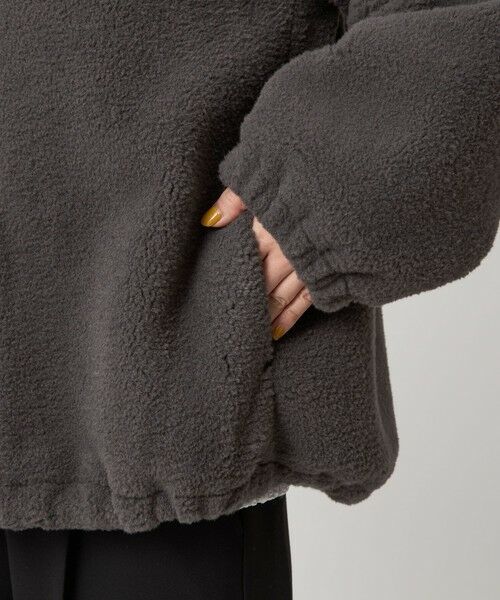 green label relaxing / グリーンレーベル リラクシング ブルゾン | 【WEB限定】＜at ease＞フェイクシープファー フード ブルゾン | 詳細18