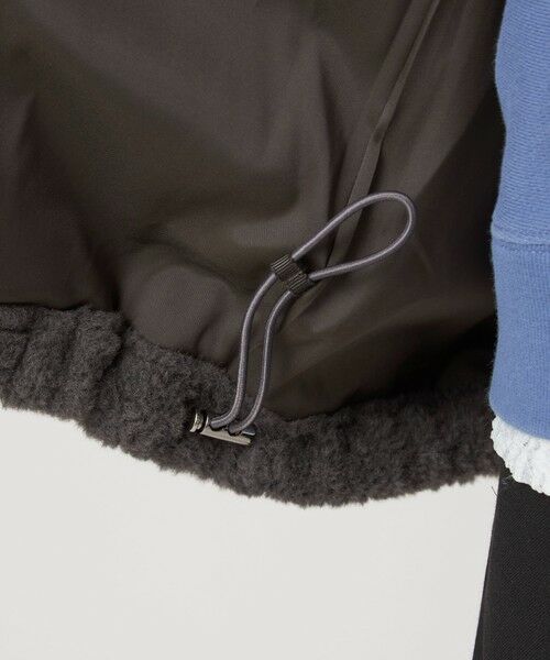 green label relaxing / グリーンレーベル リラクシング ブルゾン | 【WEB限定】＜at ease＞フェイクシープファー フード ブルゾン | 詳細20