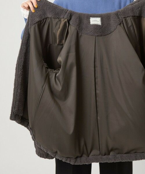 green label relaxing / グリーンレーベル リラクシング ブルゾン | 【WEB限定】＜at ease＞フェイクシープファー フード ブルゾン | 詳細22