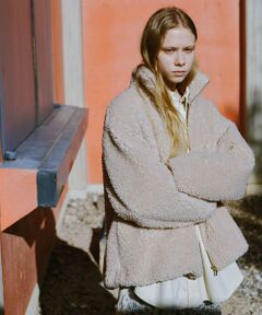 green label relaxing / グリーンレーベル リラクシング ブルゾン | ボア スタンドカラー ブルゾン