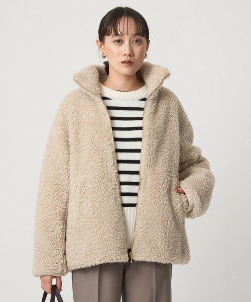 green label relaxing / グリーンレーベル リラクシング ブルゾン | ボア スタンドカラー ブルゾン | 詳細7