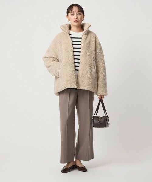 green label relaxing / グリーンレーベル リラクシング ブルゾン | ボア スタンドカラー ブルゾン | 詳細9