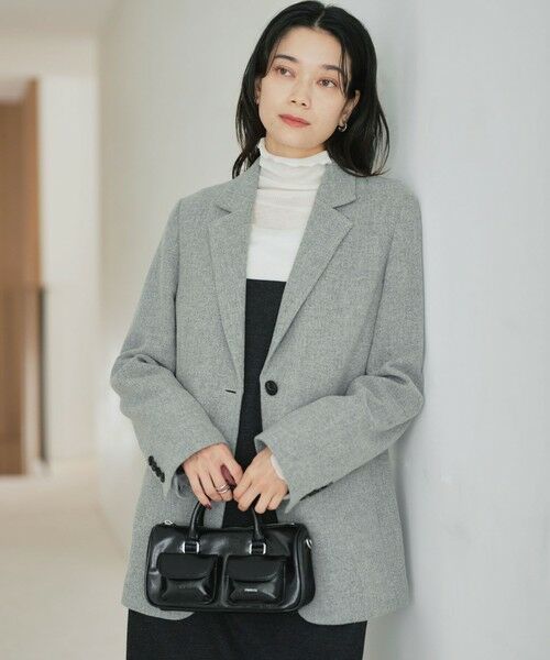 green label relaxing / グリーンレーベル リラクシング テーラードジャケット | ［size SHORTあり］ウーリー テーラード ジャケット | 詳細1