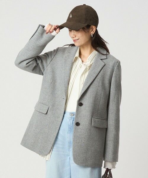 green label relaxing / グリーンレーベル リラクシング テーラードジャケット | ［size SHORTあり］ウーリー テーラード ジャケット | 詳細5