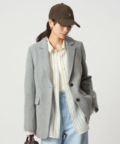 green label relaxing / グリーンレーベル リラクシング テーラードジャケット | ［size SHORTあり］ウーリー テーラード ジャケット | 詳細7