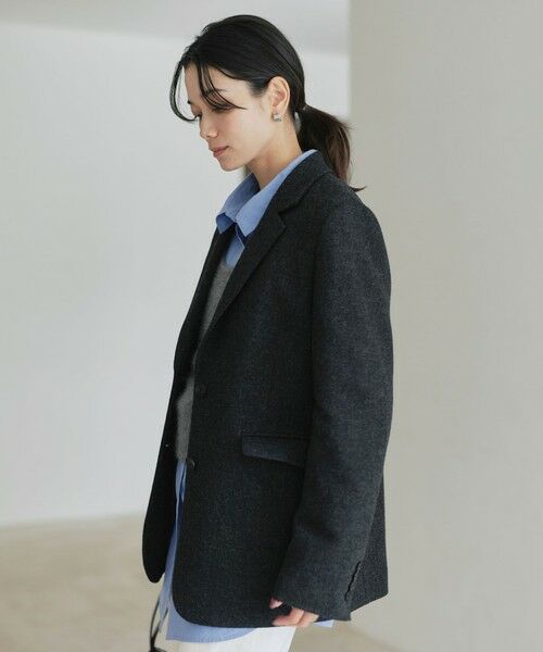 green label relaxing / グリーンレーベル リラクシング テーラードジャケット | ［size SHORTあり］ウーリー テーラード ジャケット | 詳細15
