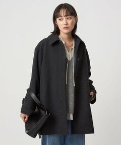 green label relaxing / グリーンレーベル リラクシング ステンカラーコート | ［size SHORT/TALLあり］SENTDALE WOOL ミドル コート