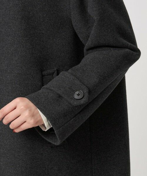 green label relaxing / グリーンレーベル リラクシング ステンカラーコート | ［size SHORT/TALLあり］SENTDALE WOOL ミドル コート | 詳細9