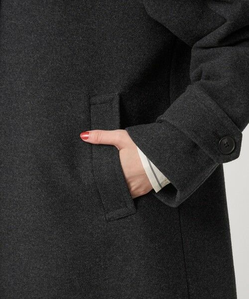 green label relaxing / グリーンレーベル リラクシング ステンカラーコート | ［size SHORT/TALLあり］SENTDALE WOOL ミドル コート | 詳細11