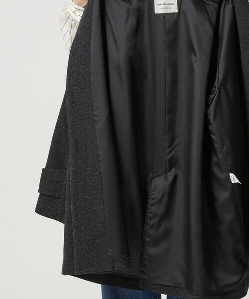 green label relaxing / グリーンレーベル リラクシング ステンカラーコート | ［size SHORT/TALLあり］SENTDALE WOOL ミドル コート | 詳細12