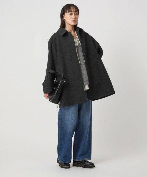green label relaxing / グリーンレーベル リラクシング ステンカラーコート | ［size SHORT/TALLあり］SENTDALE WOOL ミドル コート | 詳細4